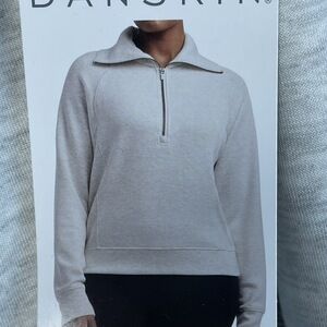 Danskin Women's L Pullover Gray Rayon Blend e0197